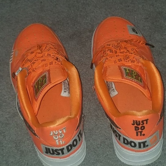 Orange/blk/wht DEADSTOCK AF1 jdi - Picture 2 of 3